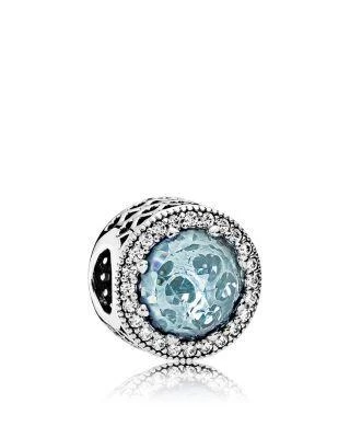 商品PANDORA|Sterling Silver & Cubic Zirconia Radiant Hearts Charm,价格¥593,第1张图片详细描述