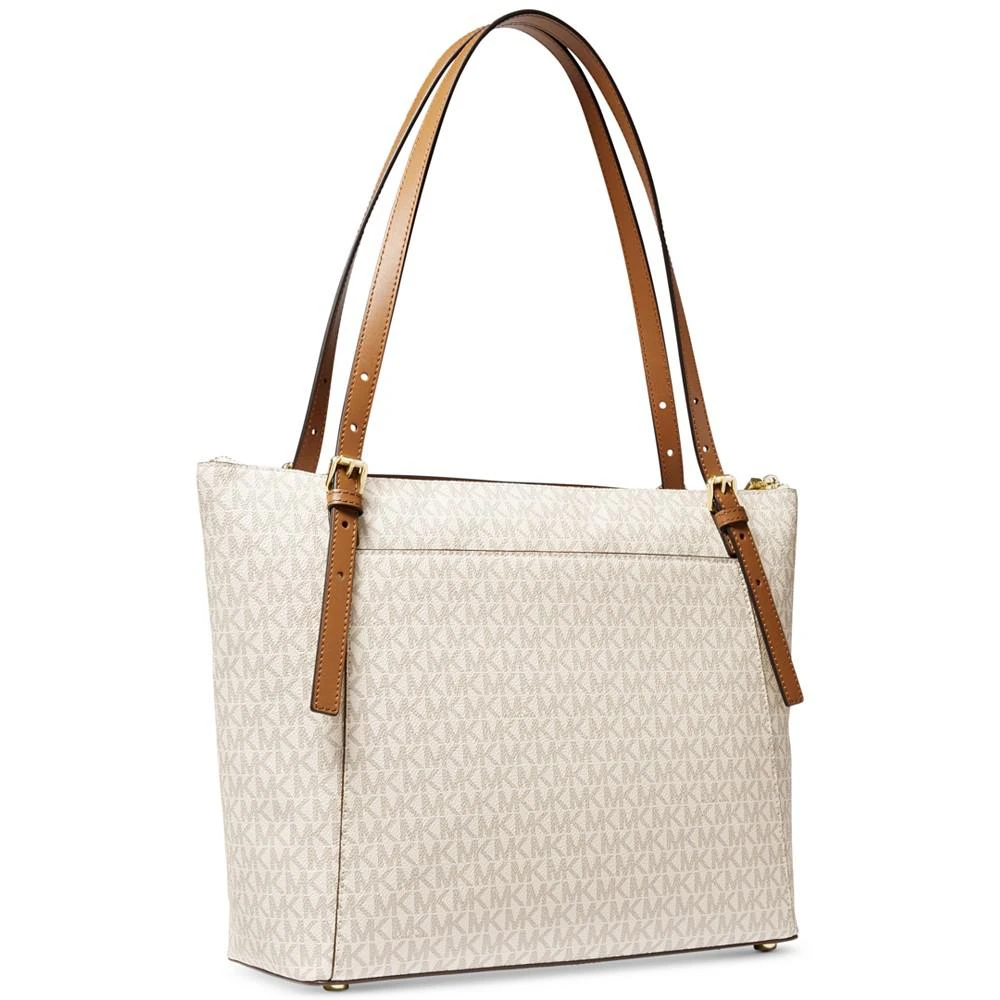 商品Michael Kors|Signature Voyager Large Top Zip Tote,价格¥1481,第3张图片详细描述