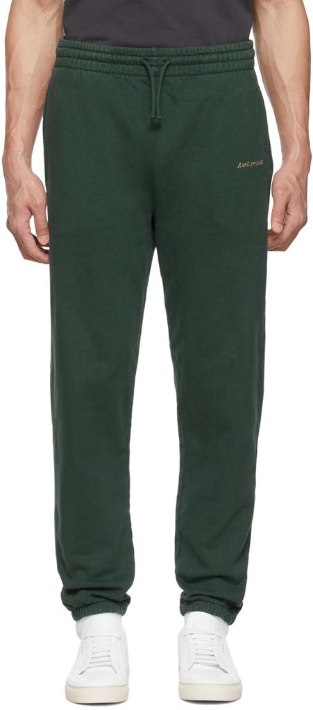 Green Cotton Lounge Pants商品第1张图片规格展示
