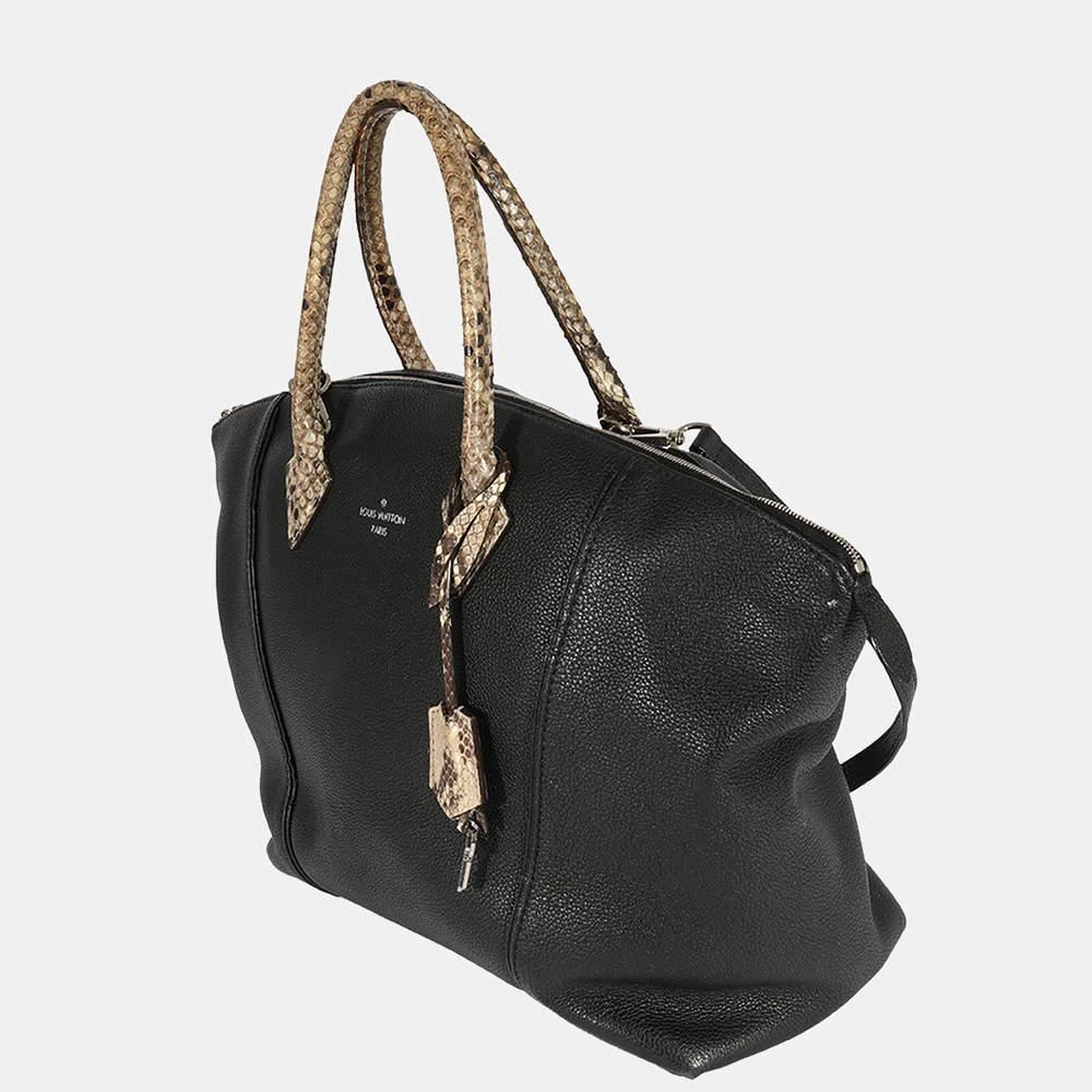 商品[二手商品] Louis Vuitton|Louis Vuitton Black Veau Cashmere Soft Lockit MM Bag,价格¥15657,第2张图片详细描述