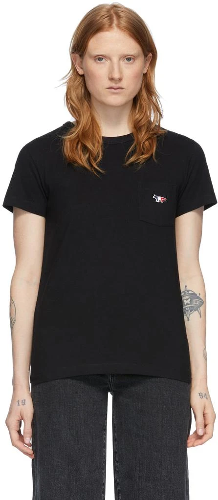 商品Maison Kitsune|Black Pocket T-Shirt,价格¥347,第1张图片