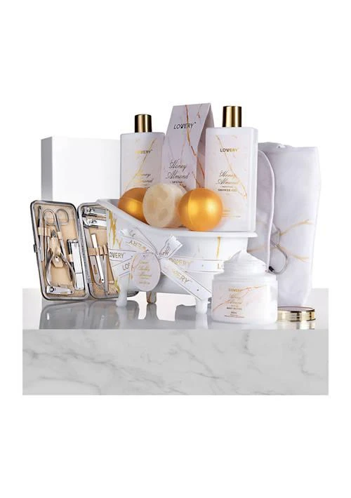 商品Lovery|Aromatherapy Spa Gifts, 31pc Self Care Kit, Thank You Gifts, White Orchid Birthday Gifts,价格¥730,第1张图片