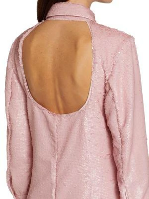 商品Ganni|Sequined Midi Shirtdress,价格¥1086,第4张图片详细描述