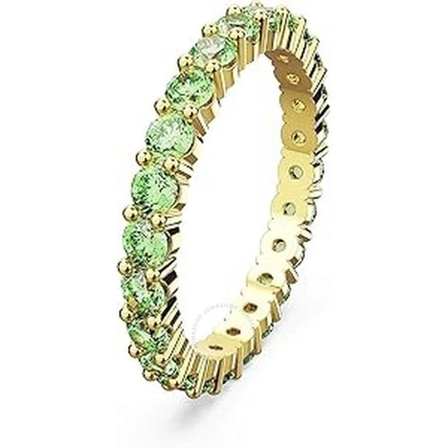 商品Swarovski|Matrix Round Cut Green Ring,价格¥436,第1张图片