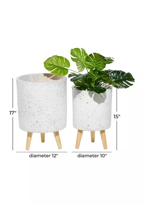 商品belk|Lane Contemporary Magnesium Oxide Planter   Set Of 2,价格¥1587,第3张图片详细描述