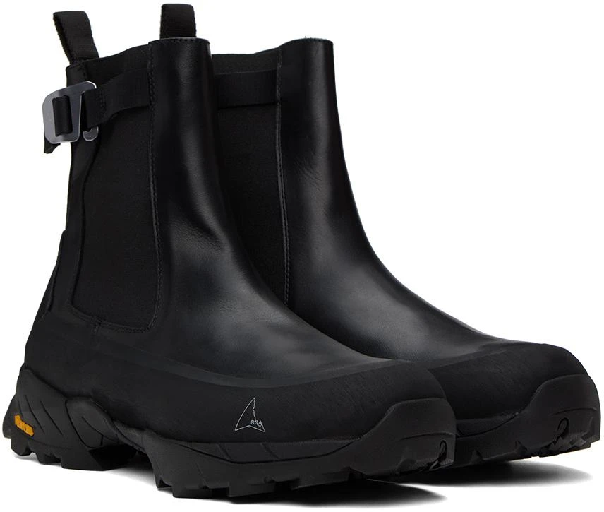 商品ROA|Black Cinch Chelsea Boots,价格¥2036,第4张图片详细描述