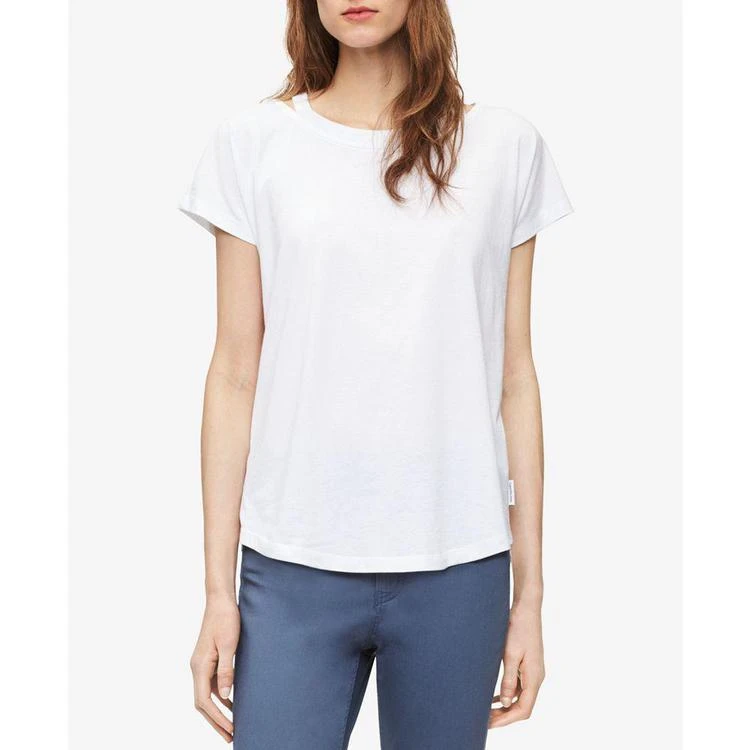 商品Calvin Klein|Cutout T-Shirt,价格¥117,第5张图片详细描述