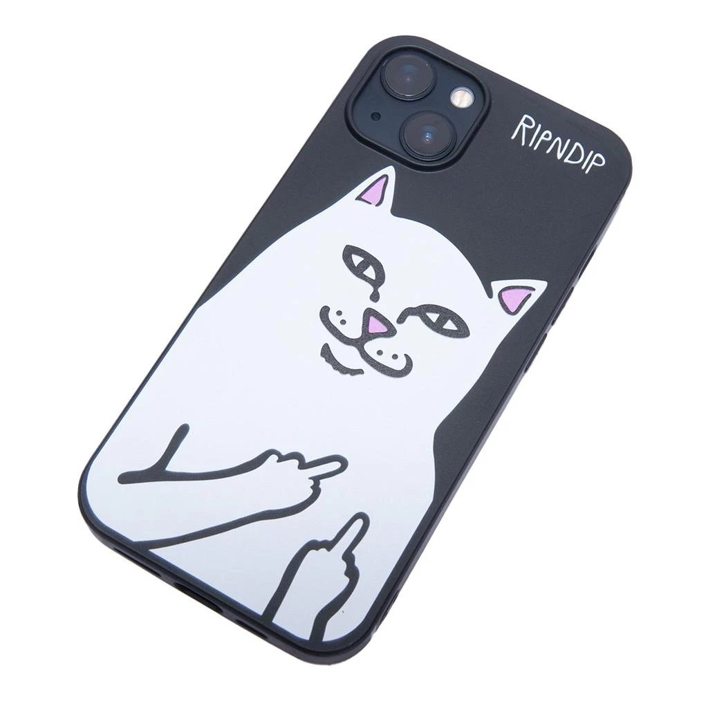 商品RIPNDIP|Lord Nermal Iphone Case (Black),价格¥81,第3张图片详细描述