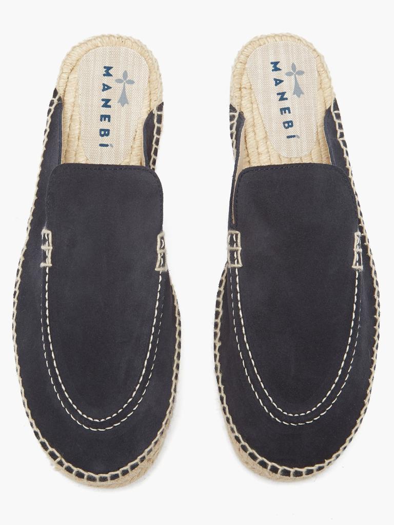 商品MANEBÍ|Traveler suede backless loafers,价格¥717,第5张图片详细描述