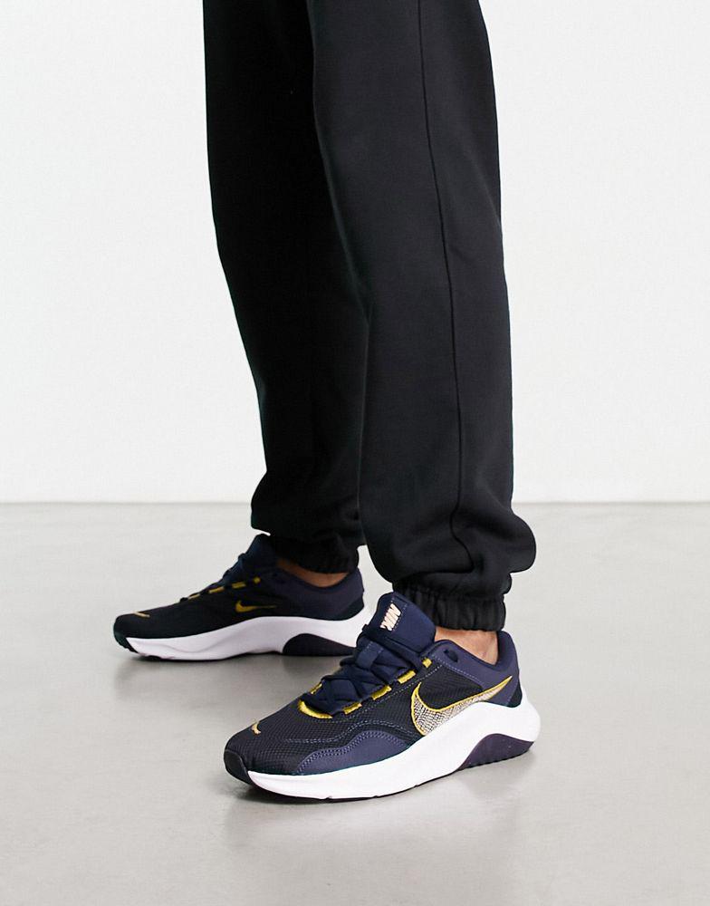 Nike Training Legend Essential 3 trainers in navy商品第4张图片规格展示