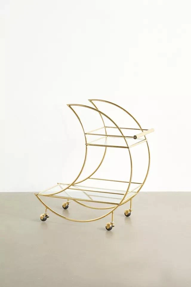 商品Urban Outfitters|Crescent Moon Bar Cart,价格¥1360,第3张图片详细描述