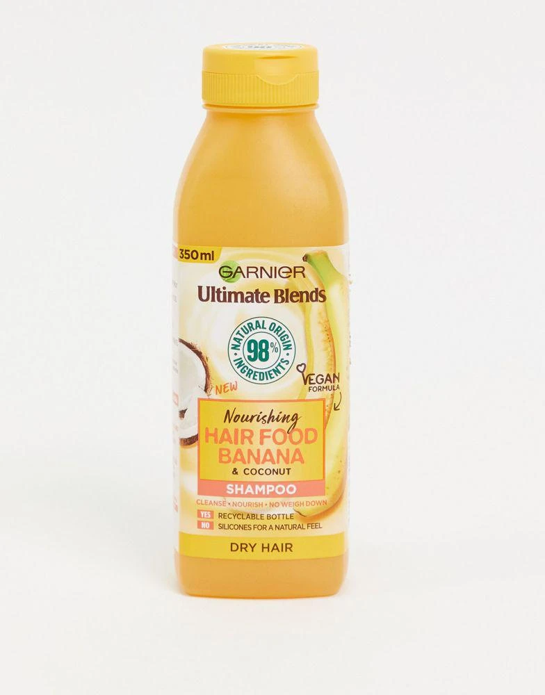 商品Garnier|Garnier Ultimate Blends Nourishing Hair Food Banana Shampoo For Dry Hair 350ml,价格¥79,第1张图片