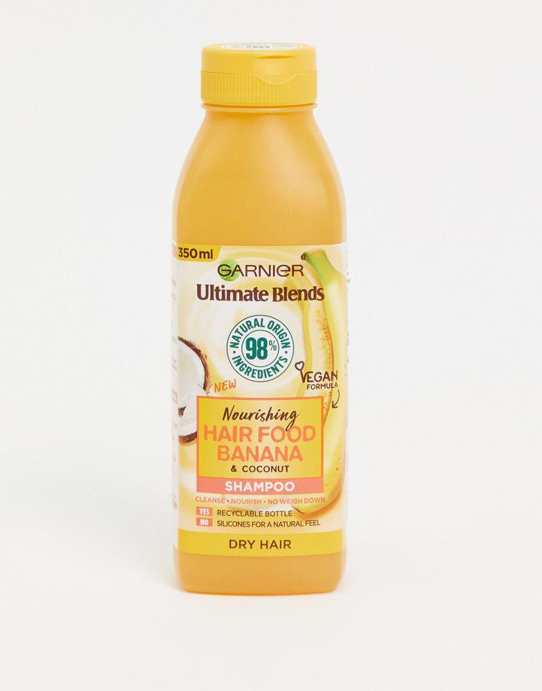 商品Garnier|Garnier Ultimate Blends Nourishing Hair Food Banana Shampoo For Dry Hair 350ml,价格¥49,第1张图片