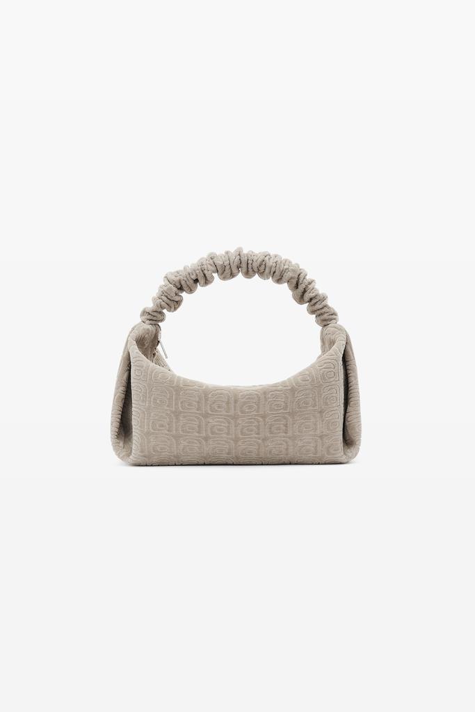 商品Alexander Wang|SCRUNCHIE SMALL BAG IN JACQUARD VELOUR,价格¥2445,第1张图片