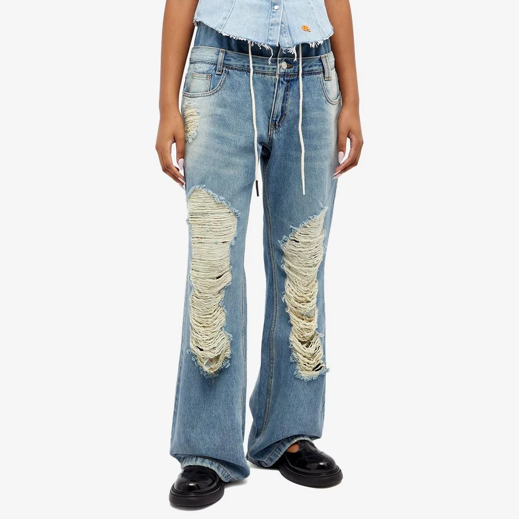 商品ANDERSSON BELL|Andersson Bell Beria String Double Waist Jeans,价格¥4523,第2张图片详细描述