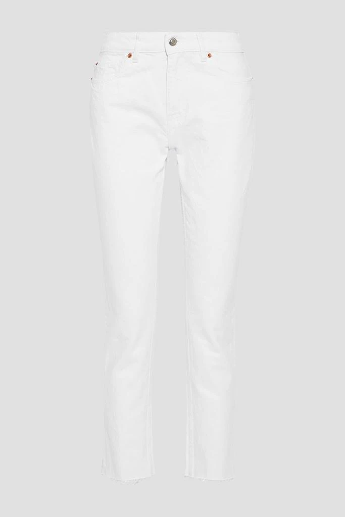 商品IRO|Hope frayed high-rise slim-leg jeans,价格¥391,第3张图片详细描述