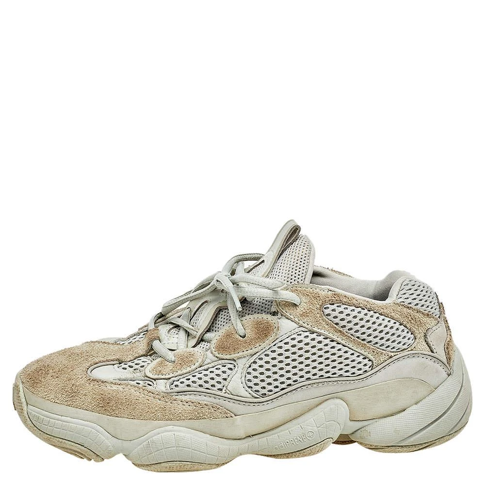 商品[二手商品] YEEZY|Yeezy x Adidas Grey Mesh and Suede 500 Salt Sneakers Size 40,价格¥1045,第2张图片详细描述