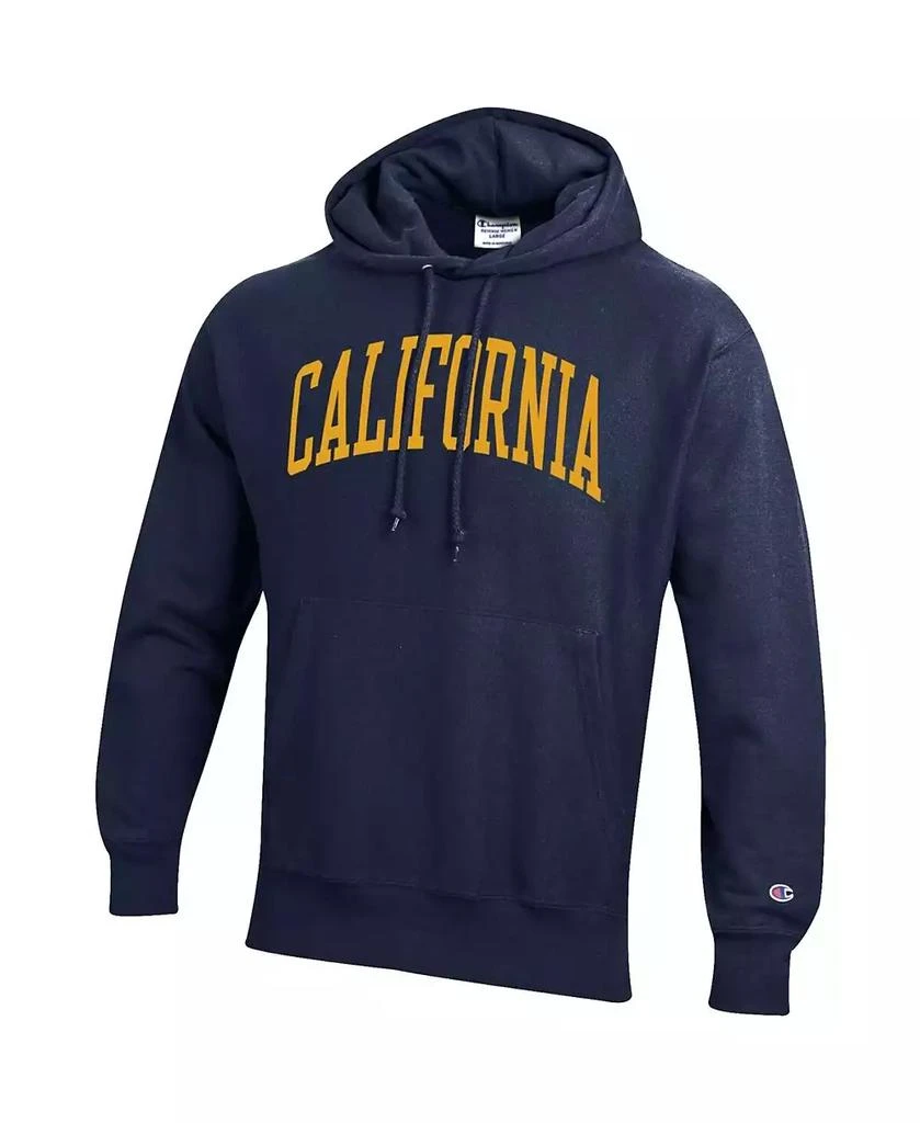 商品CHAMPION|Men's Navy Cal Bears Team Arch Reverse Weave Pullover Hoodie,价格¥635,第3张图片详细描述