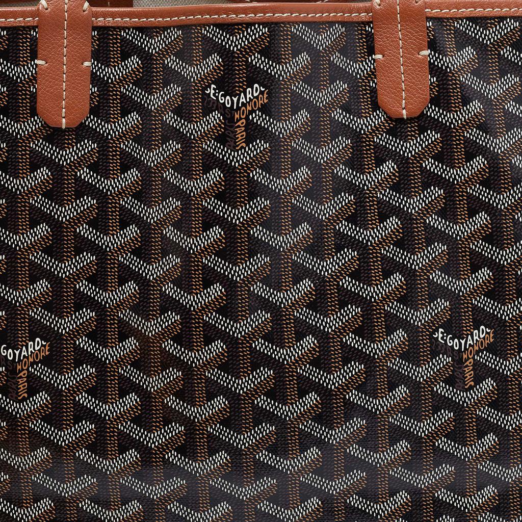 Goyard Brown Goyardine Coated Canvas and Leather Saint Louis PM Tote商品第5张图片规格展示