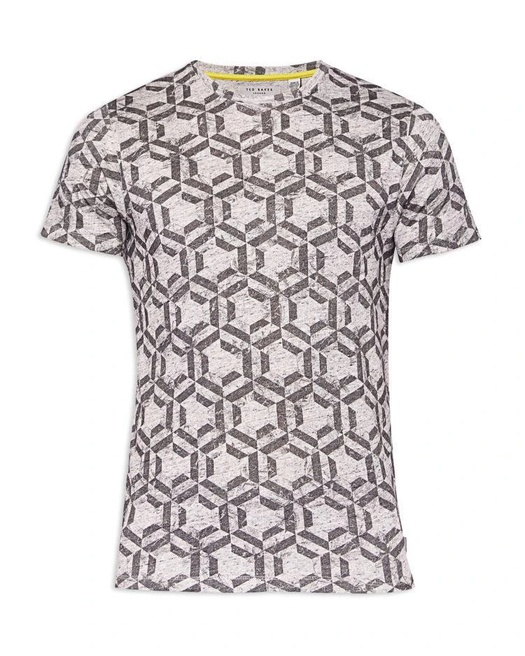 商品Ted Baker London|Mitch Hexagon Print Tee,价格¥252,第2张图片详细描述