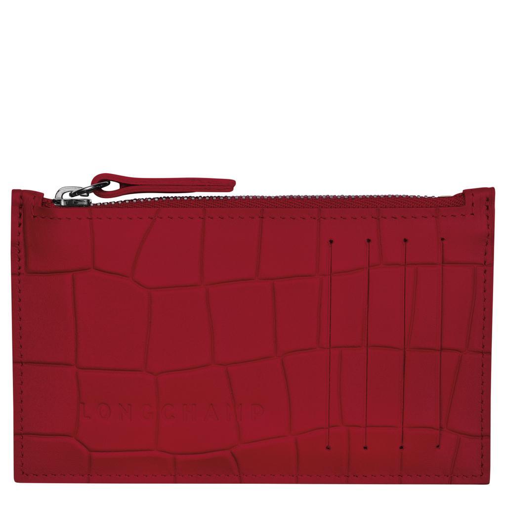 商品Longchamp|Coin purse Croco Block Black (L3613945001),价格¥501,第3张图片详细描述
