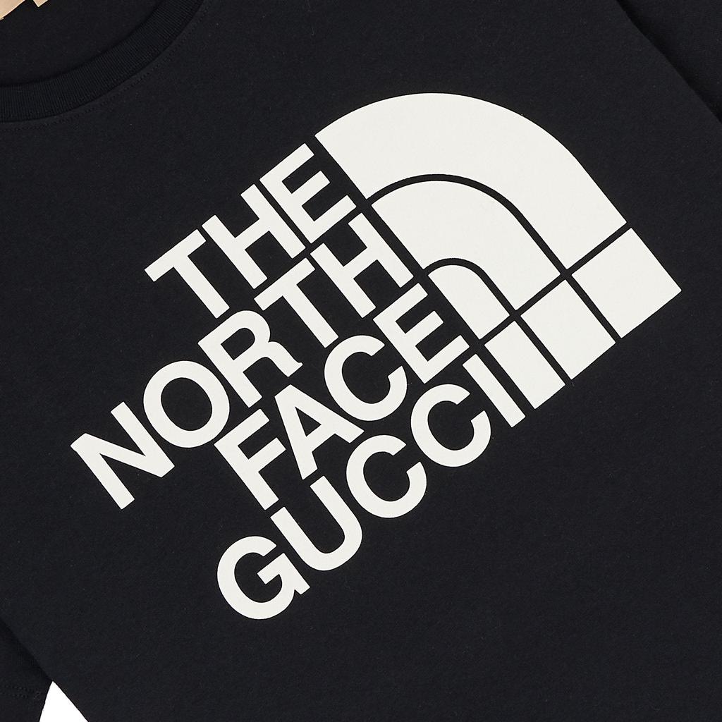 Gucci x The North Face Black White T Shirt商品第2张图片规格展示