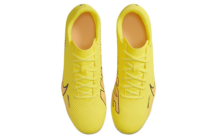 商品[国内直发] NIKE|Mercurial Vapor 15 刺客 15 Club 圆头徽标 MG（胶质短钉） 人造草地 织物 减震防滑耐磨 足球鞋 男款 黄色,价格¥657,第5张图片详细描述