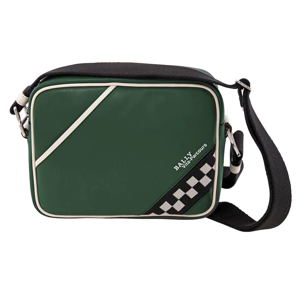 商品Bally|Bally Ivy Green Sylas Leather Crossbody,价格¥2802,第1张图片