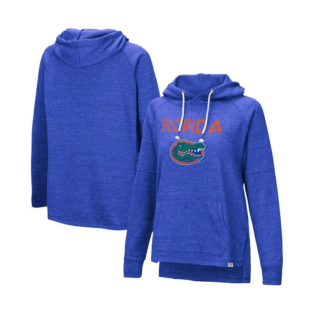 商品Colosseum|Women's Royal Florida Gators Nollie Raglan Slub Pullover Hoodie,价格¥308,第1张图片