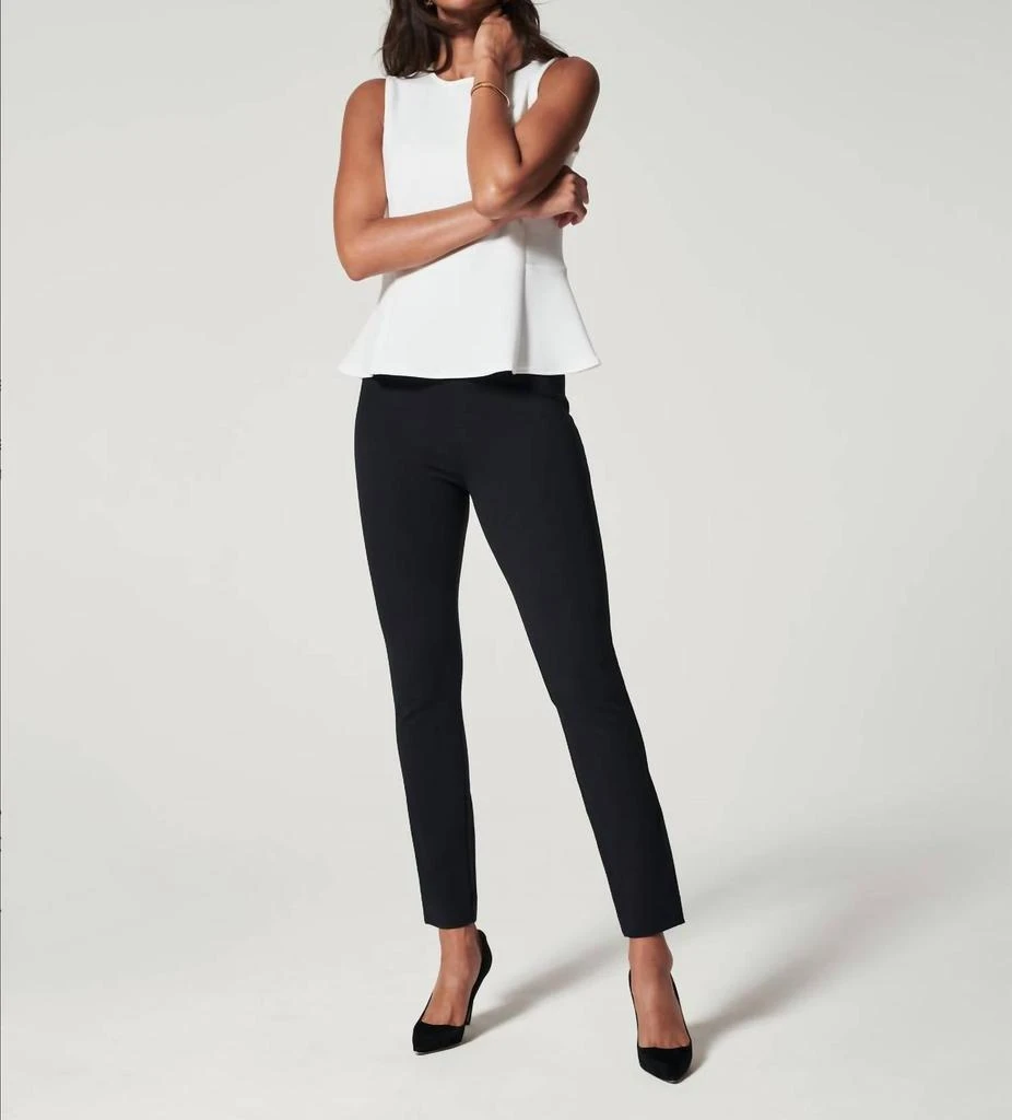 商品SPANX|The Perfect Pant, Ankle Backseam Skinny In Classic Black,价格¥830,第2张图片详细描述