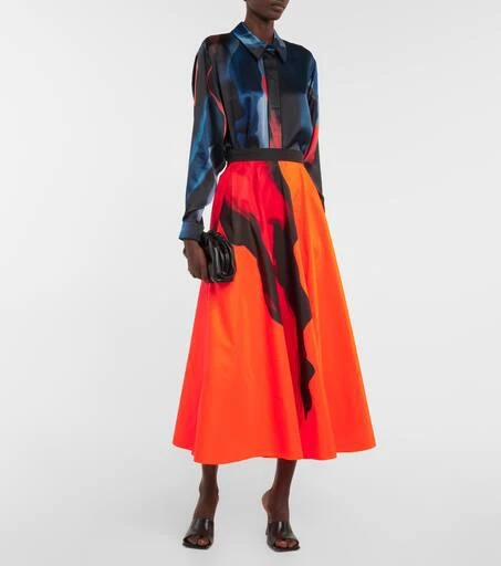 商品ROKSANDA|Tamarine high-rise printed maxi skirt,价格¥7242,第2张图片详细描述