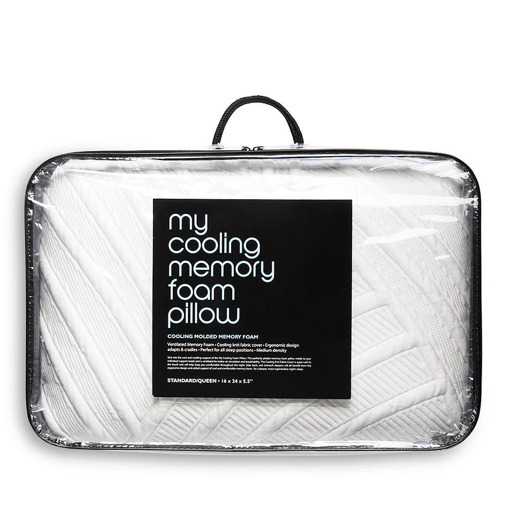 商品Bloomingdale's|My Cooling Memory Foam Medium Pillow, Standard/Queen - Exclusive,价格¥889,第1张图片