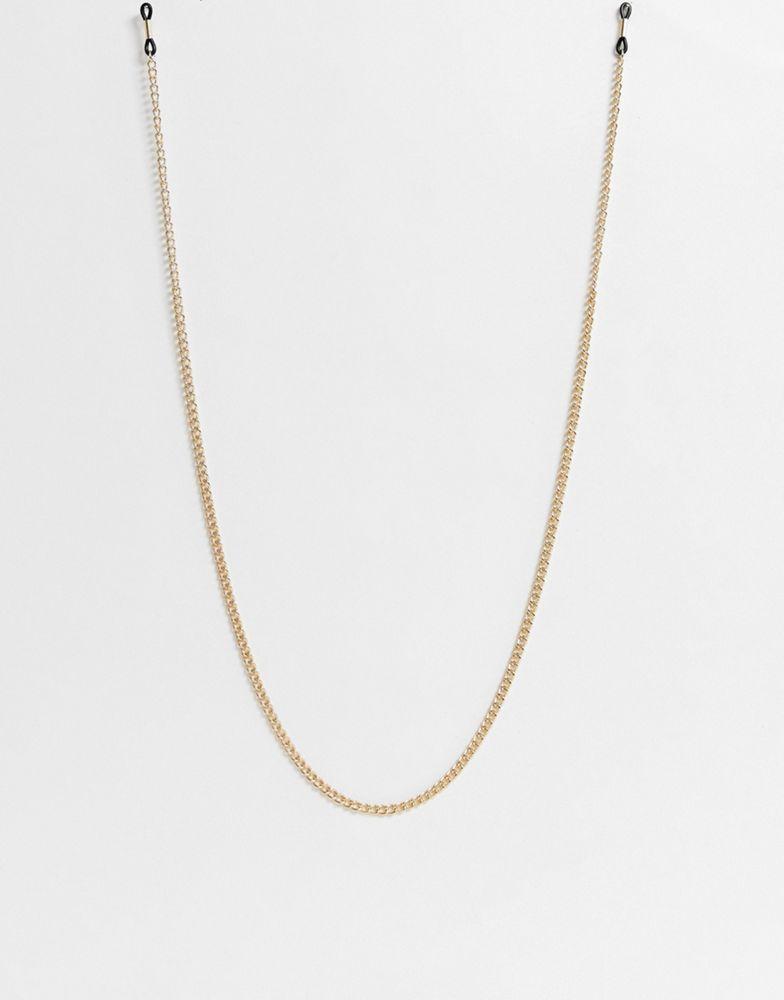 商品ASOS|ASOS DESIGN sunglasses chain in gold tone,价格¥62,第6张图片详细描述