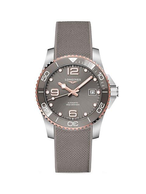 HydroConquest 39MM Stainless Steel Automatic Watch商品第1张图片规格展示