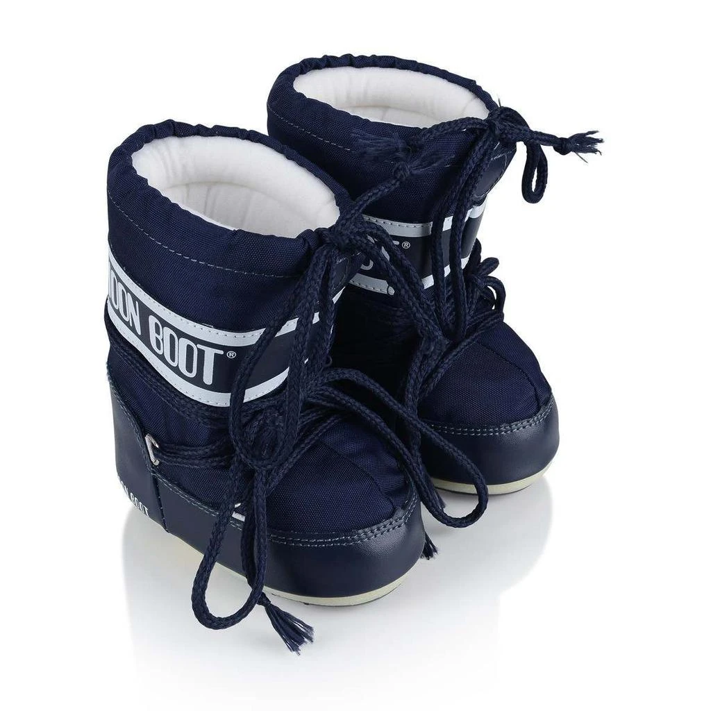 商品Moon Boot|Moon Boot Navy  Baby Mini Nylon Snow Boots,价格¥459,第1张图片