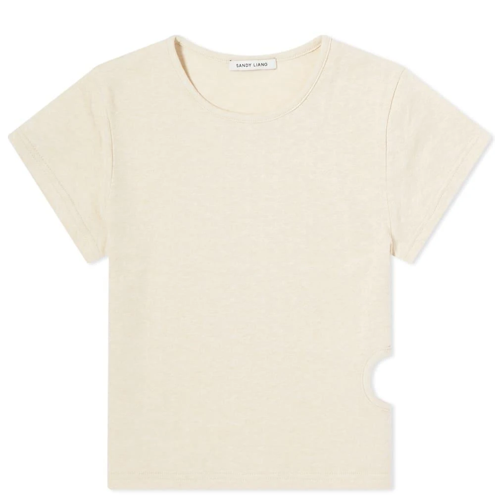 商品Sandy Liang|Sandy Liang Oyster Cut Out Tee,价格¥437,第1张图片