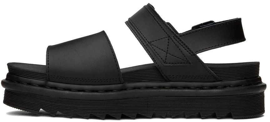 商品Dr. Martens|Black Leather Voss Sandals,价格¥587,第3张图片详细描述