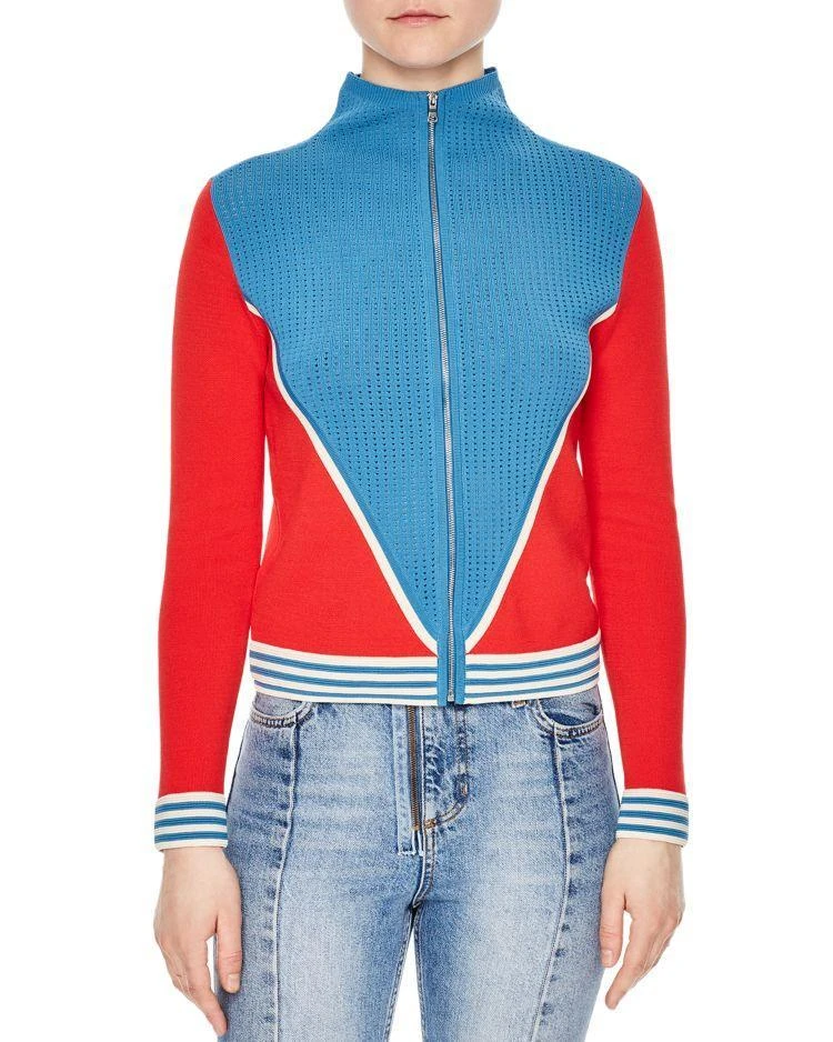 商品Sandro|Aiden Color-Block Zip Cardigan,价格¥1478,第1张图片