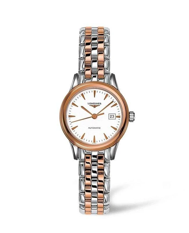 商品Longines|Longines Flagship Automatic 30mm White Dial Women's Watch L4.374.3.92.7,价格¥10145,第1张图片