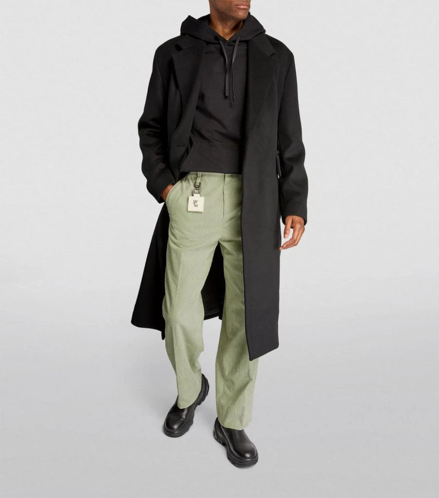 商品Wooyoungmi|Corduroy Wide-Leg Carpenter Trousers,价格¥2472,第2张图片详细描述