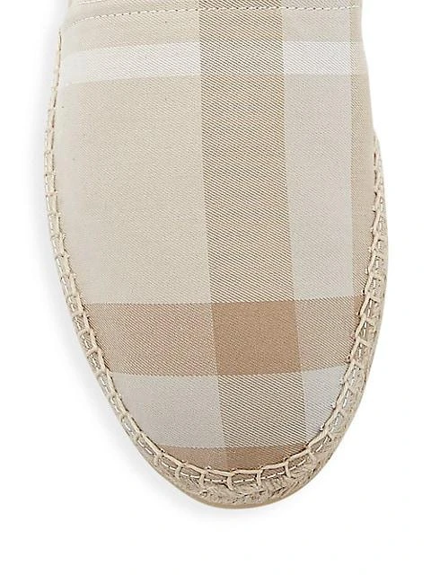商品Burberry|Check Print Espadrilles,价格¥4112,第4张图片详细描述