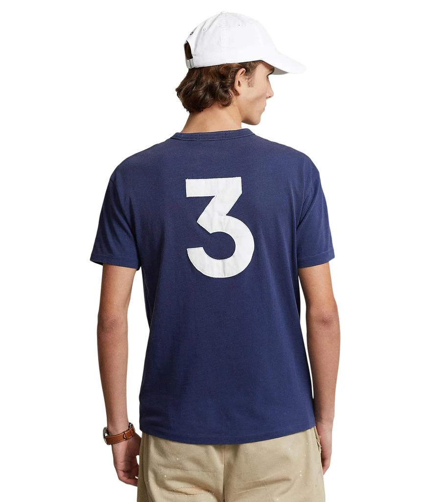 商品Ralph Lauren|Classic Fit Banner-Stripe Jersey T-Shirt,价格¥552,第2张图片详细描述