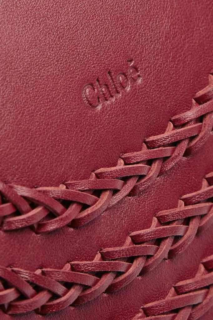 商品Chloé|Hudson small tasseled studded leather 单肩包,价格¥9591,第4张图片详细描述