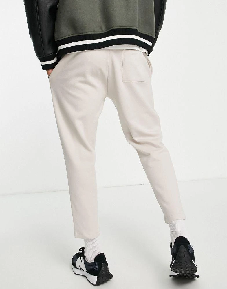 商品ASOS|ASOS DESIGN tapered jogger in smart twill with pin tuck,价格¥173,第2张图片详细描述