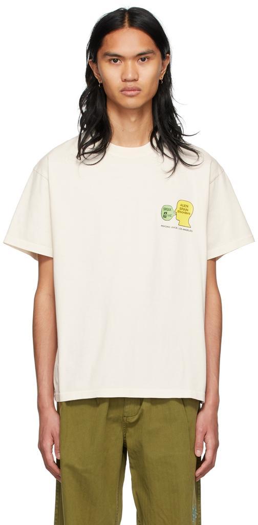 商品Brain Dead|Beige Psychic Juice T-Shirt,价格¥449,第1张图片