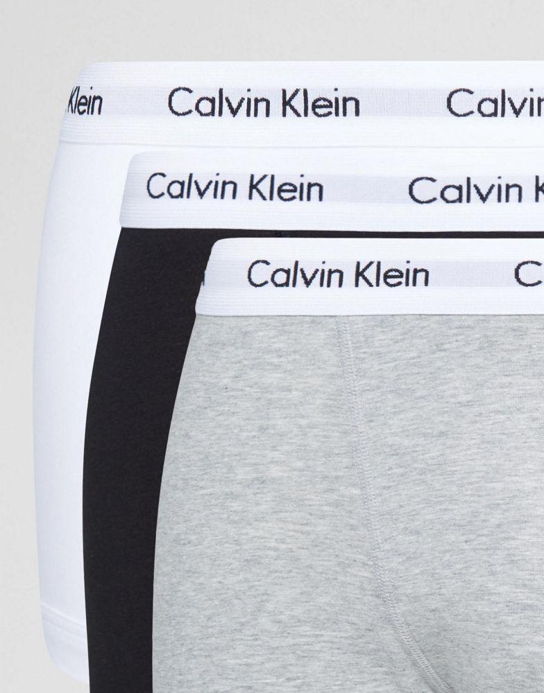商品Calvin Klein|Calvin Klein trunks 3 pack in cotton stretch,价格¥374,第5张图片详细描述
