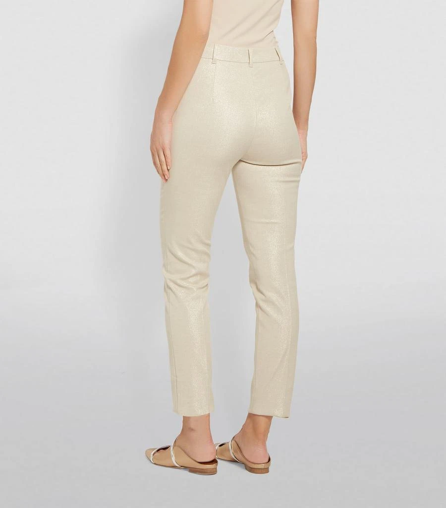 商品Max Mara|Straight-Fit Glitter Trousers,价格¥2182,第3张图片详细描述