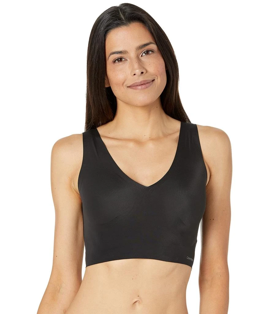 商品Calvin Klein|Invisibles Comfort Light Lined Bralette V-Neck,价格¥241,第1张图片