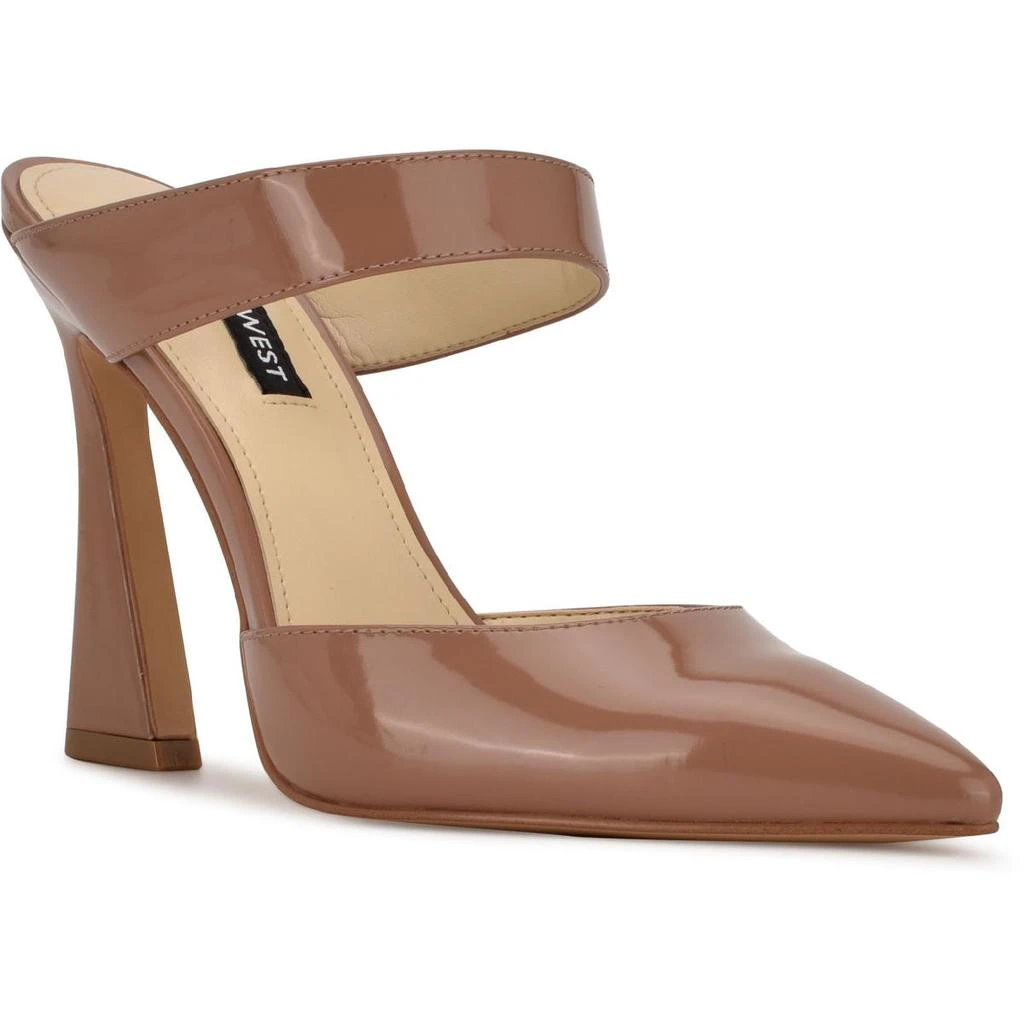 商品Nine West|Nine West Womens Tiger 3 Faux Leather Slip-On Pumps,价格¥311,第1张图片