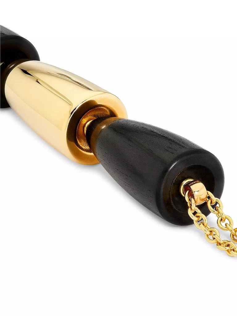 商品Vhernier|Calla 18K Rose Gold & Ebony Pendant Necklace,价格¥62655,第3张图片详细描述